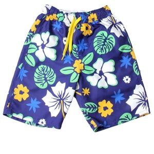 Wes and Willy Hibiscus Swim Trunk